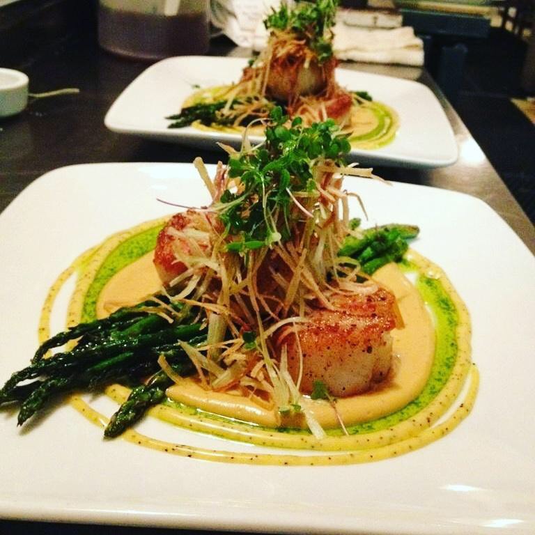 Searing Scallops